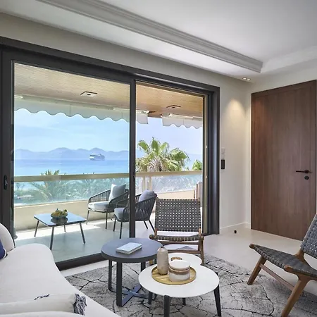 Apartment La Reale 2 Beds Croisette Beaches Sea View Parking Free